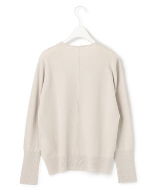 ICB 【人気のため新色追加・WEB限定カラーあり】ソフトウールハイゲージ Vネックニット トープ系