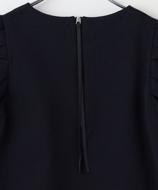 #Newans 【セレモニーにも】パフスリーブニット ネイビー