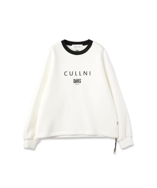 DAKS CULLNI for DAKS ロゴ長袖プルオーバー ホワイト