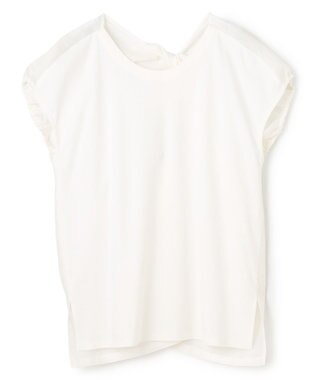 BEIGE， ZEOLITE / バックツイスト コンビトップス White