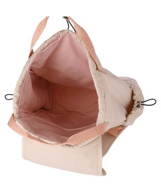 tsumori chisato CARRY ネコメタル リュック 手提げ ハンドバッグ 2way ベージュ