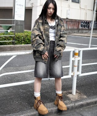 WEGO ワーカーズフードブルゾン 柄1