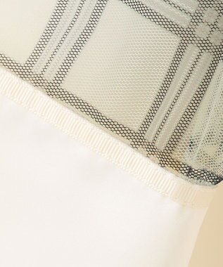 組曲 KIDS 【110-140㎝】ノエルチェック チュールスカート オフホワイト系5