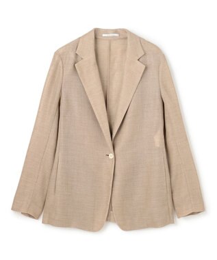 BEIGE， LIATRIS / シアー テーラードジャケット Flax