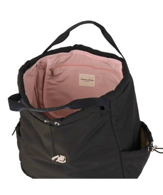 tsumori chisato CARRY ネコメタル リュック 手提げ ハンドバッグ 2way ブラック