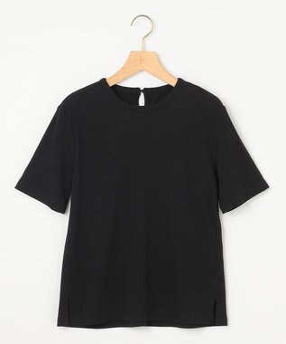 組曲 ベーシックリブ Tシャツ ブラック系