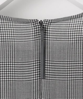 自由区 L 【カタログ掲載】TWハイツイストビエラフリル ブラウス グレンチェック