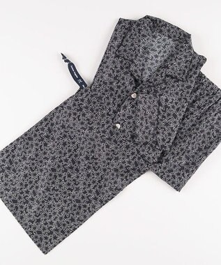 ワコール／睡眠科学 パジャマ 長袖 長ズボン 綿100%(本体) サテン 【睡眠科学×mintdesigns】 メンズ YGX606 睡眠科学／ワコール ブラック