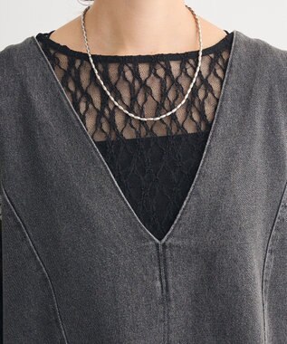 Green Parks ２ｗａｙデニムベスト Black