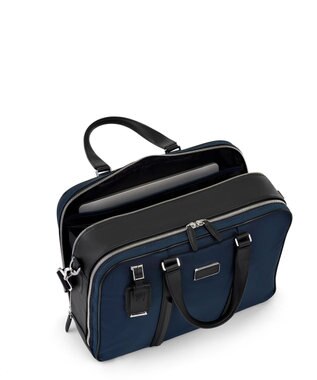 TUMI JARVIS デラックス・ラップトップ・ブリーフ ネイビー/ブラック