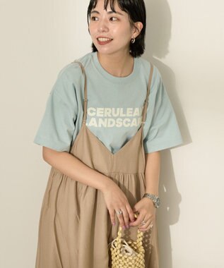 AMERICAN HOLIC BoldロゴプリントTシャツ Mint