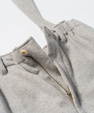 LENO SWEAT SALOPETTES スウェットサロペット BROWN