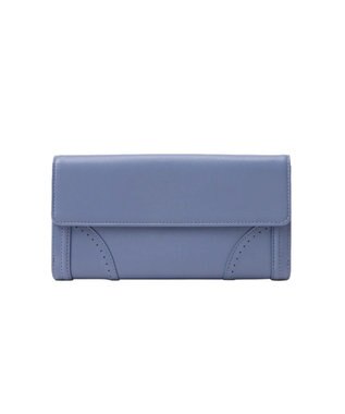 ANNA SUI ナーシャ フラップ長財布 ライトブルー