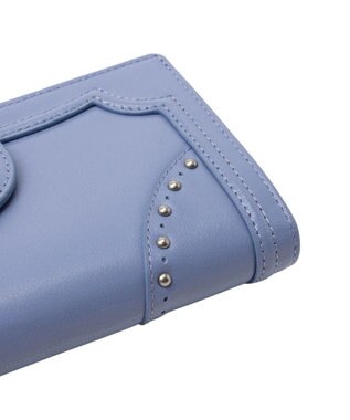 ANNA SUI ナーシャ フラップ長財布 ライトブルー