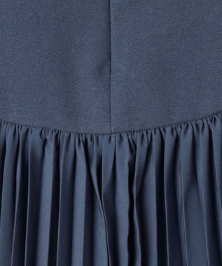 組曲 バックプリーツ ワンピース ブルー系