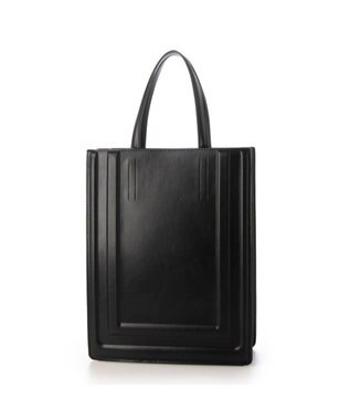 UNBILLION カシュカシュ cachecache / パネル型押し2wayトート ブラック