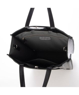 UNBILLION カシュカシュ cachecache / パネル型押し2wayトート ブラック