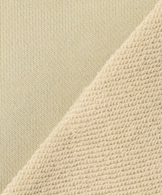 UNFILO MENS ナイロン裏毛 クルーネック ベージュ