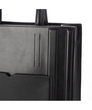 UNBILLION カシュカシュ cachecache / パネル型押し2wayトート ブラック