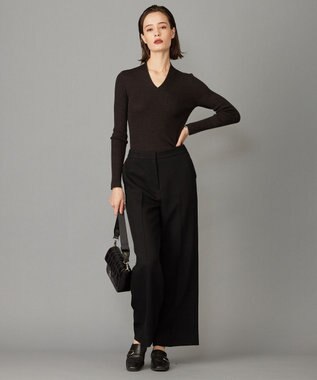 ICB ヘビーカルゼ ワイドストレートパンツ ブラック系