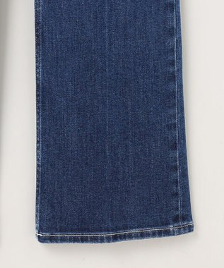 ANY SIS L 【美Denimシリーズ】センタープレスセミフレア デニム インディゴ