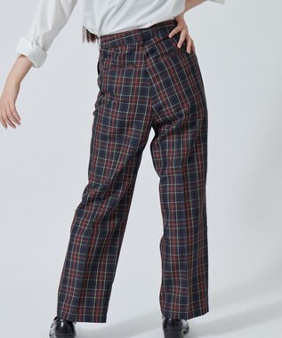 WEGO 【SCHOOL ITEM】スクールチェックスリムスラックス 柄1