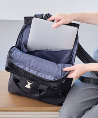 ROOTOTE 3675【多機能-撥水加工】LT.セオルー.アンサンブル-B 02：ブラック