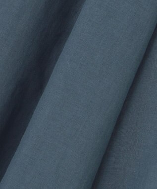 23区 S 【洗える】LIBECOリネン ガウチョ パンツ ダークグリーン系