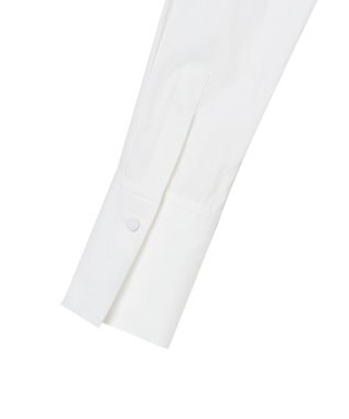 JOSEPH 【洗える】ポプリンカラーブロック　リラックスブラウス B&W Quail