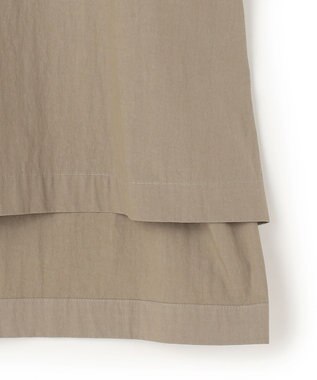 23区 【先行予約/SLOW/一部店舗限定】コットンナイロンタイプライター T ブラウス カーキ