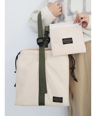 CRAFT STANDARD BOUTIQUE ＜PENDLETON × MARIE INABA＞ DRAW 2WAY BAG Off White