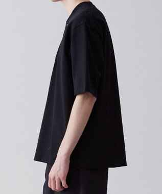 UNFILO MENS 多機能 ヘンリーネックＴシャツ ブラック