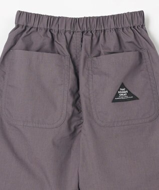 ANY KIDS ポプリン ハーフパンツ チャコール