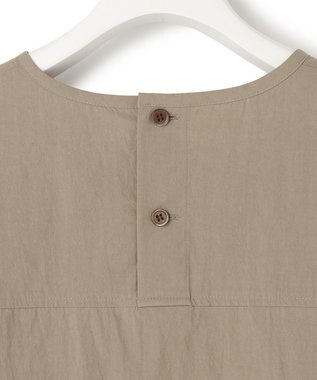 23区 【先行予約/SLOW/一部店舗限定】コットンナイロンタイプライター T ブラウス カーキ