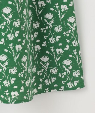 Feroux 【美人百花7月号掲載】フラワープリント ワンピース グリーン系9