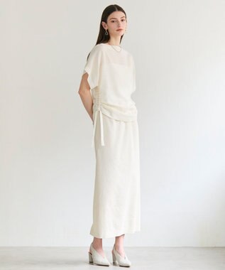 BEIGE， LIATRIS / ドロスト ドルマンブラウス Ecru