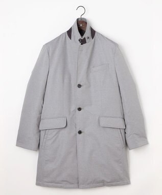 JOSEPH ABBOUD 【軽量/ダウンの吹き出しを防ぐキルトレス】ADSインターレース ダウンコート ライトグレー系