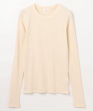 NAVE 【Nave・洗える】ガーゼフライス ロングスリーブ アイボリー系