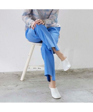 MODE ET JACOMO <MODE ET JACOMO>オブリークトゥミュールパンプス ホワイト