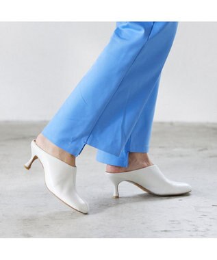 MODE ET JACOMO <MODE ET JACOMO>オブリークトゥミュールパンプス