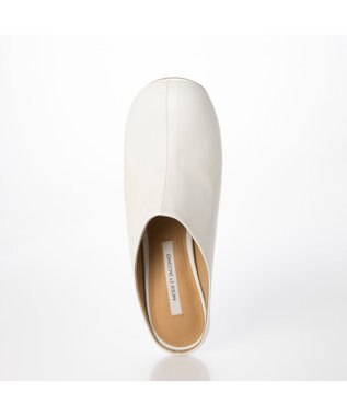 MODE ET JACOMO <MODE ET JACOMO>オブリークトゥミュールパンプス ホワイト