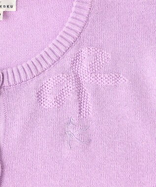 組曲 KIDS 【150-160㎝】クラシック カーディガン ライラック系