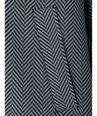 Green Parks ・ｆｕｒｒｙ　ｒａｔｅ　ヘリンボーンタックジャケット Black