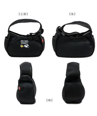 PET PARADISE スヌーピー ジョークール メッシュスリング Ｓ 超小型犬 約1.5~4kg ブラック