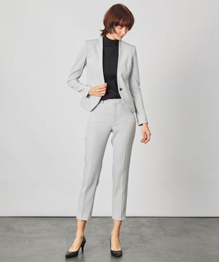 BEIGE， 【S-size】LUIZA / クロップドパンツ Ice Blue