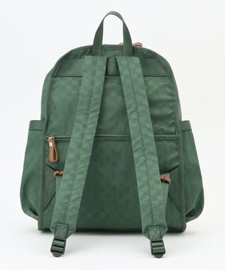 Y'SACCS 撥水ナイロンテープデザインスクエアバックパック ダークグリーン