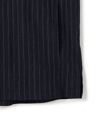 JOSEPH HOMME 【新素材】エアリッジストレッチ ポケット付レギュラーカラー半袖シャツ ネイビー系1