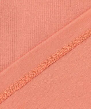 J.PRESS LADIES S 【接触冷感・UVケア】コンパクトコットンスムース 刺繍スリーブ カットソー ピンク系