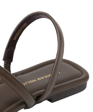 AMERICAN HOLIC メタルポイントトングサンダル Brown