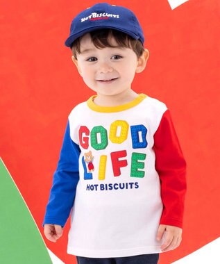 MIKI HOUSE HOT BISCUITS 【80-120cm】GOOD LIFE 長袖Tシャツ